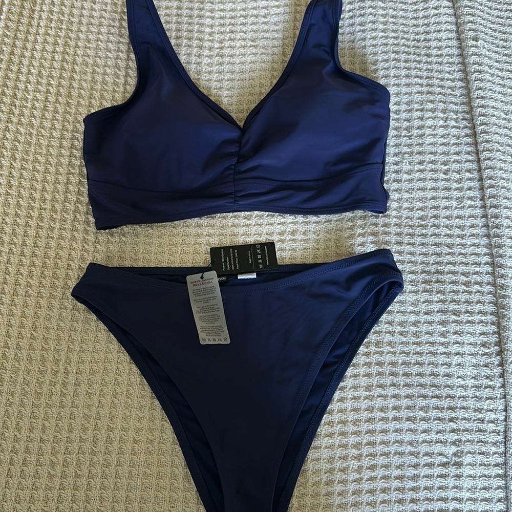 Nwt/nwot RELLECIGA Blue Bikini Classic Swimwear